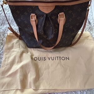 Louis Vuitton Black and Brown Monogram Tote